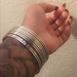 Silver bangle bracelets *BRAND NEW*